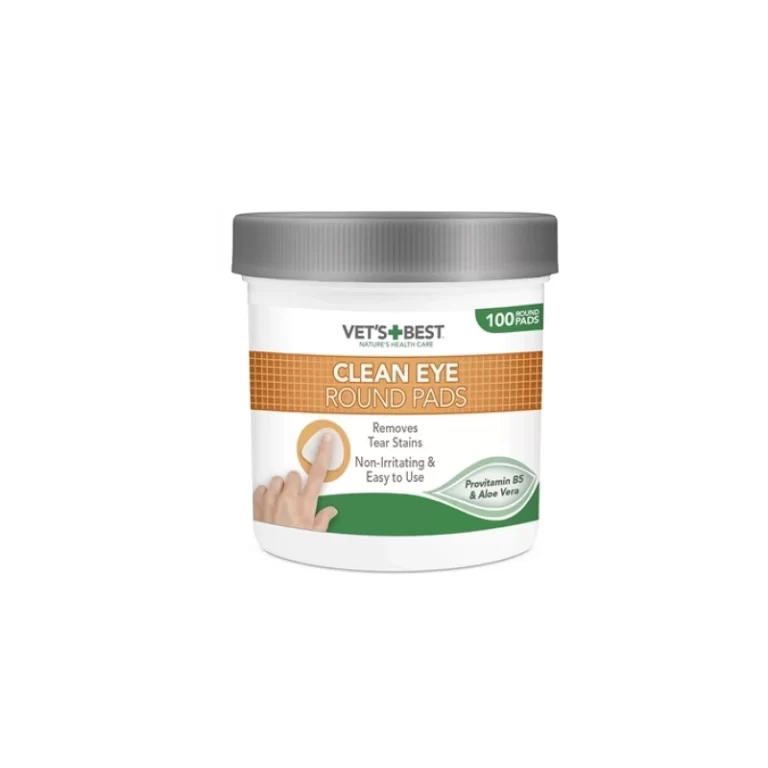 پد تمیز کننده چشم وتس بست Vets Best Clean Eye Round Pads