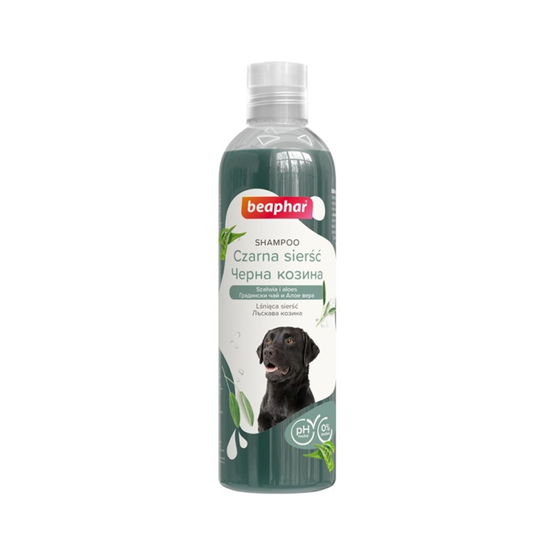 شامپو بیفار سگ مخصوص موهای سیاه Shampoo Black Coat Dog 1 شامپو بیفار سگ مخصوص موهای سیاه Shampoo Black Coat Dog