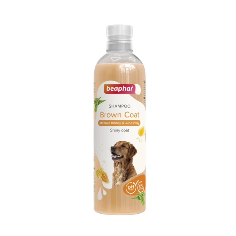 شامپو سگ بیفار مخصوص موهای قهوه ای و طلایی Shampoo Brown Coat Dog