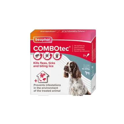قطره ضد کک و کنه برای سگ Beaphar COMBOtec مناسب 10 تا 20 کیلو