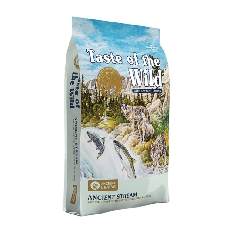 غذای خشک سگ Ancient Stream برند Taste of the wild با طعم ماهی سالمون