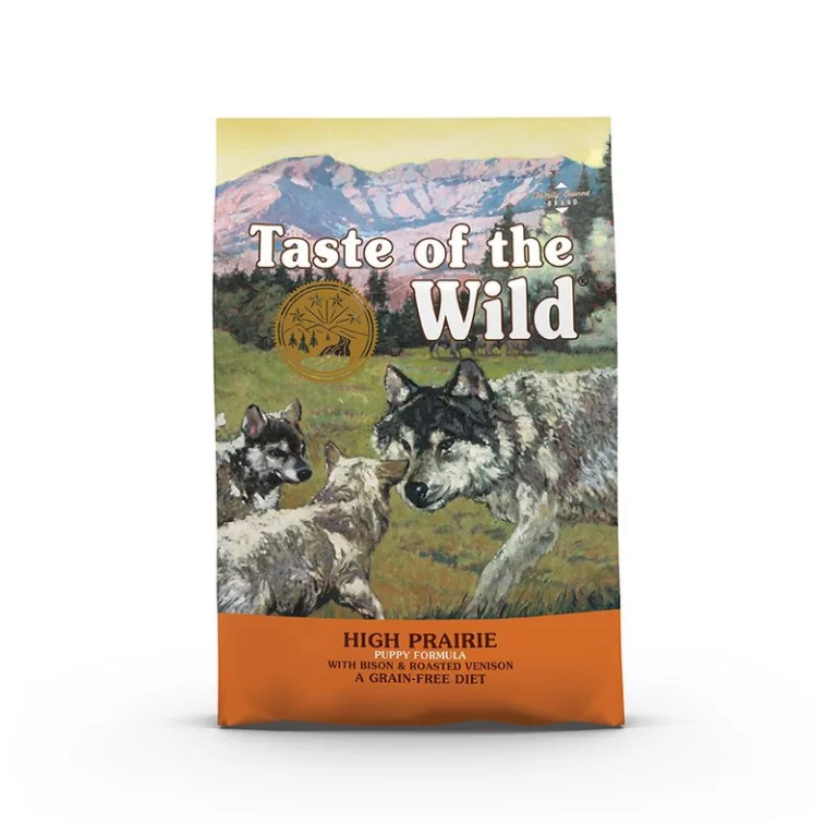 غذای خشک توله سگ طعم گاومیش و گوزن Taste Of The Wild High Prairie Puppy