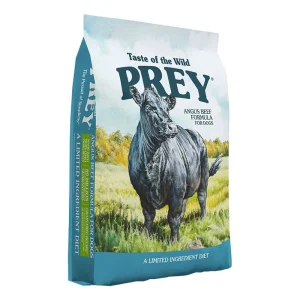 غذا خشک سگ بالغ پری تیست آف د وایلد طعم گاو انگوس Taste of the Wild Prey