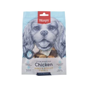 تشویقی سگ ونپی مدل Chicken Jerky & Biscuit