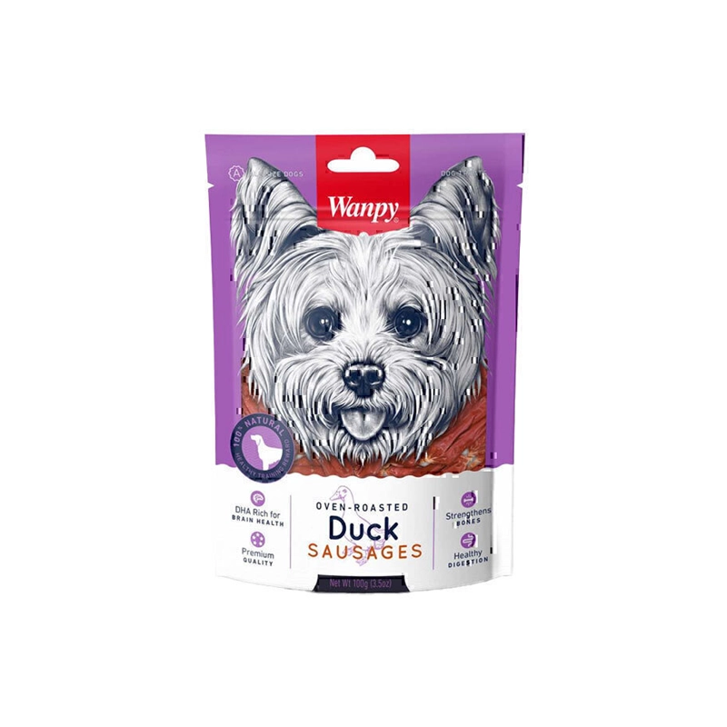 تشویقی سوسیسی سگ ونپی با طعم اردک Wanpy Duck Sausages 1 تشویقی سوسیسی سگ ونپی با طعم اردک Wanpy Duck Sausages