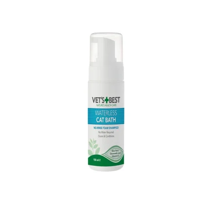 فوم شستشو بدون آب گربه Vet's Best Waterless Cat Bath